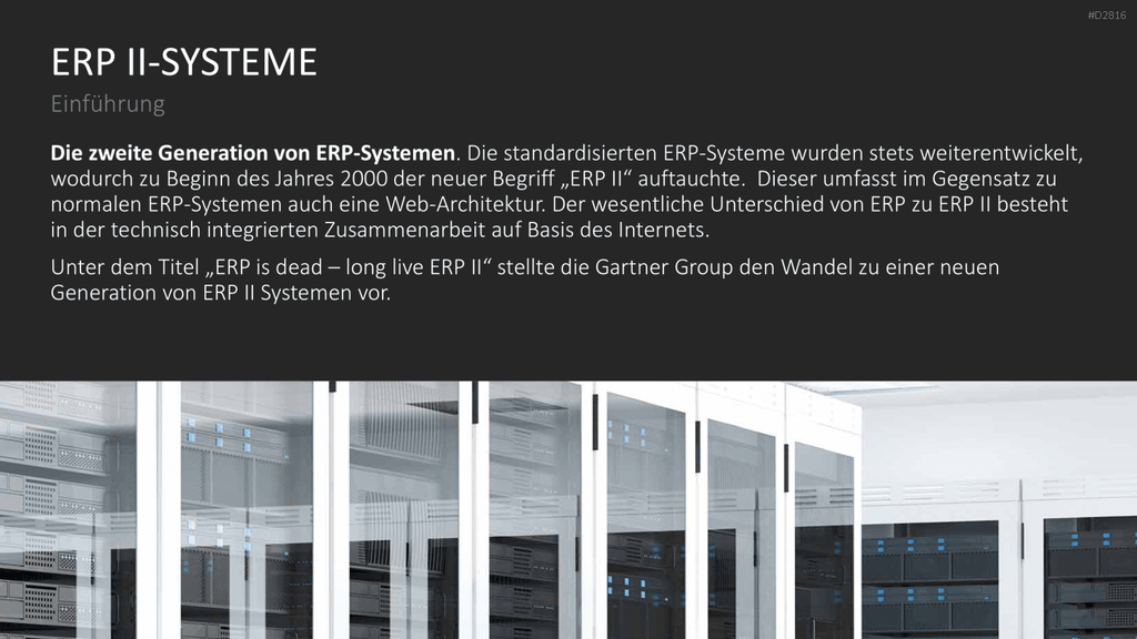 Enterprise Resource Planning PowerPoint-Vorlage