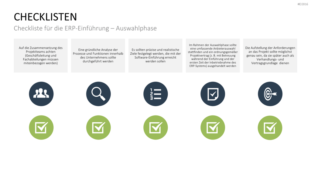 Enterprise Resource Planning PowerPoint-Vorlage