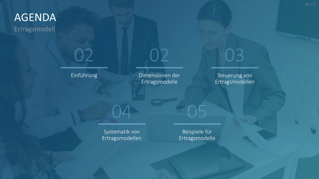 Ertragsmodelle PowerPoint-Vorlage