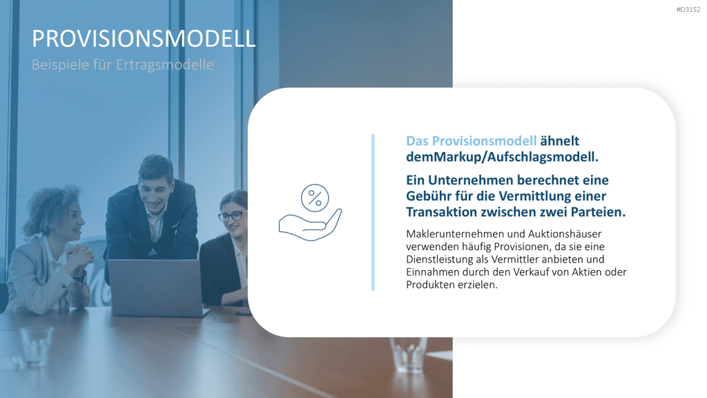 Ertragsmodelle PowerPoint-Vorlage