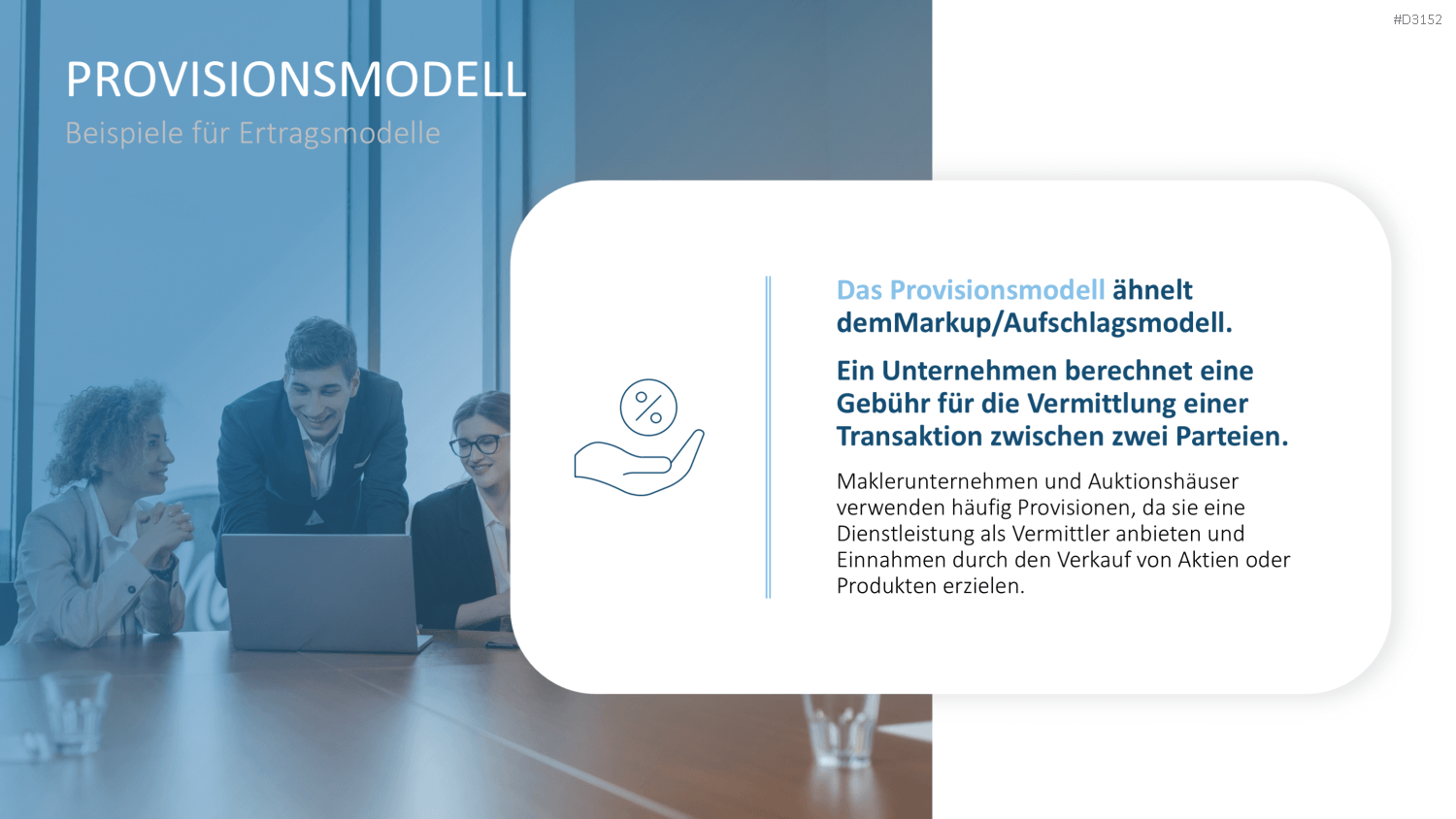 Ertragsmodelle PowerPoint-Vorlage