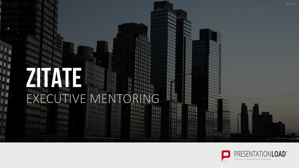 Executive Mentoring PowerPoint-Vorlage
