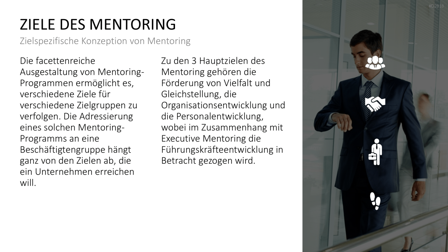 Executive Mentoring PowerPoint-Vorlage