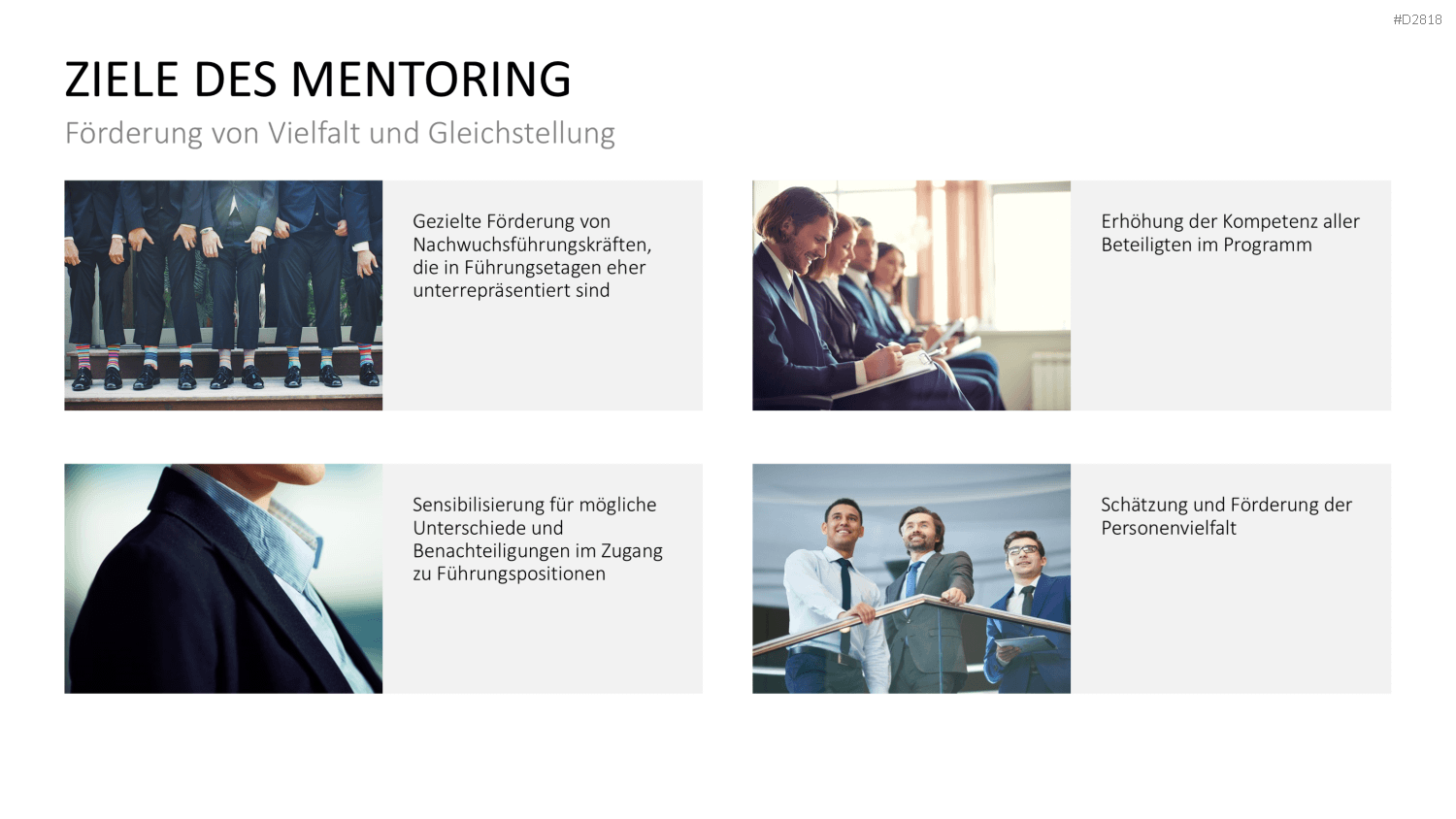 Executive Mentoring PowerPoint-Vorlage