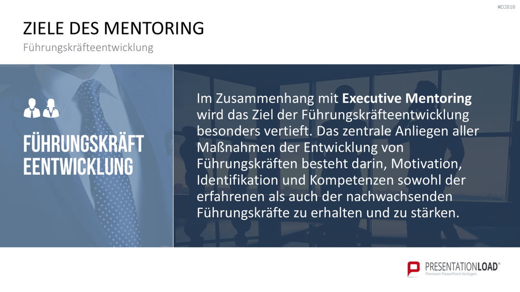 Executive Mentoring PowerPoint-Vorlage