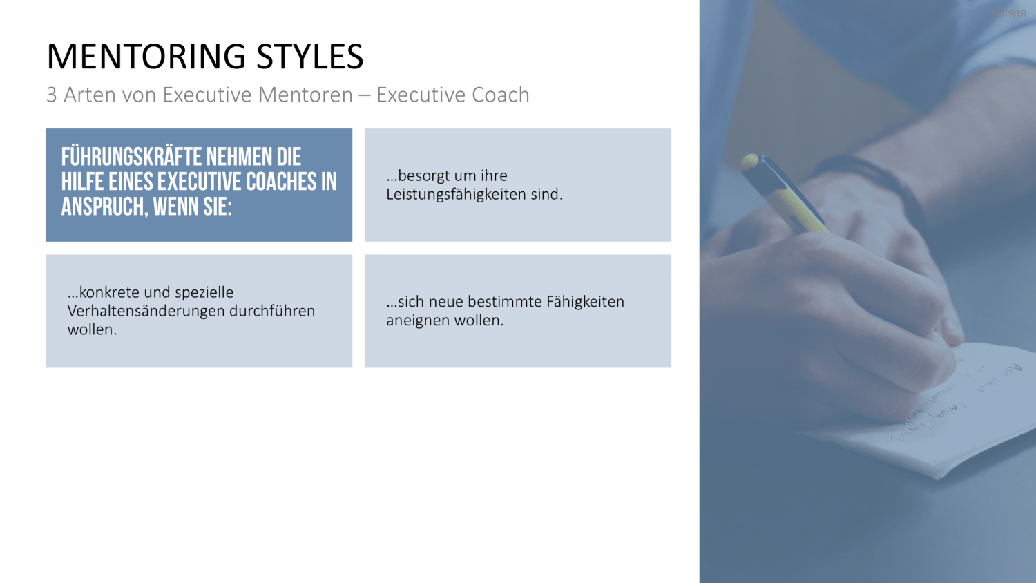 Executive Mentoring PowerPoint-Vorlage