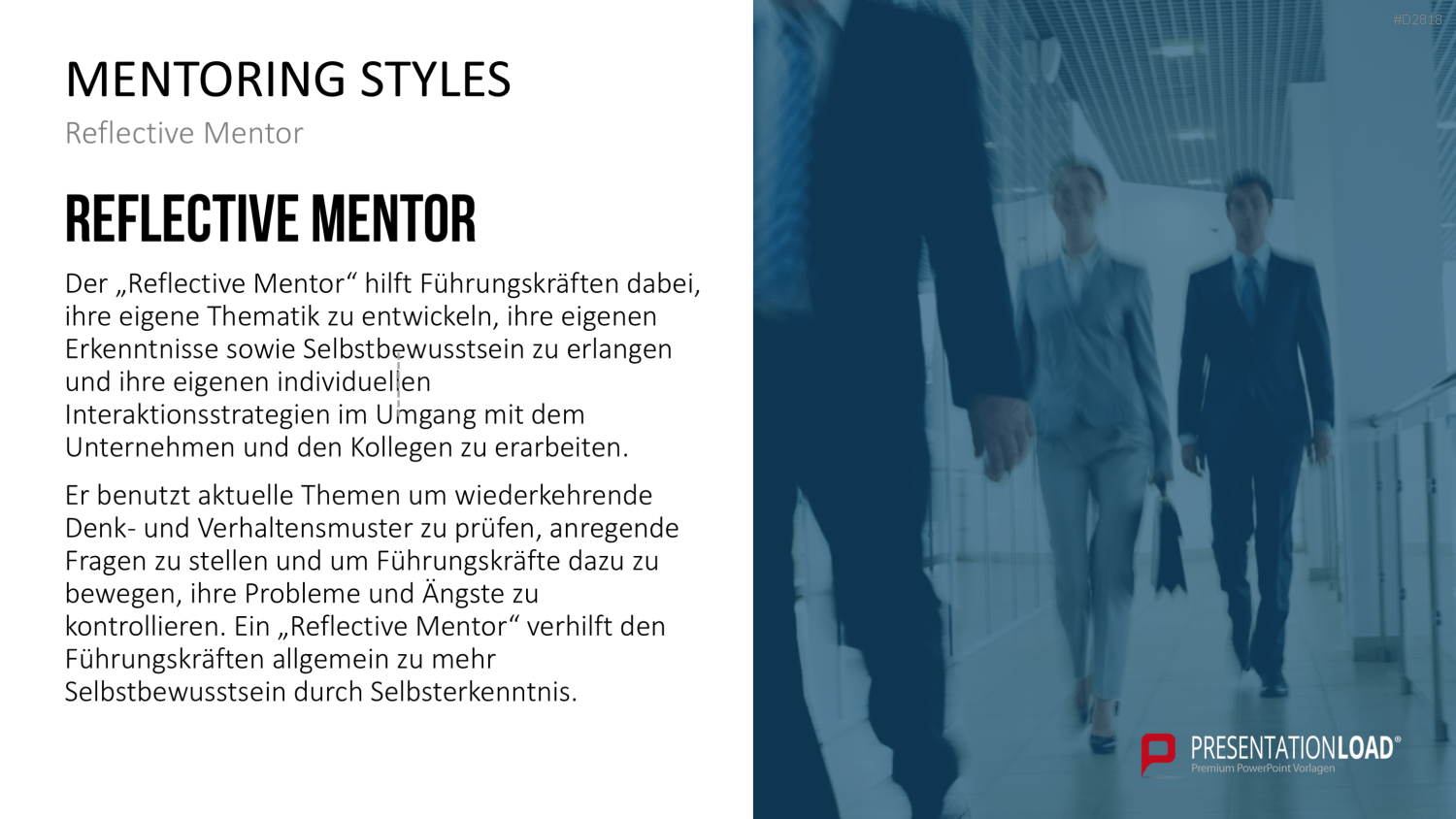 Executive Mentoring PowerPoint-Vorlage