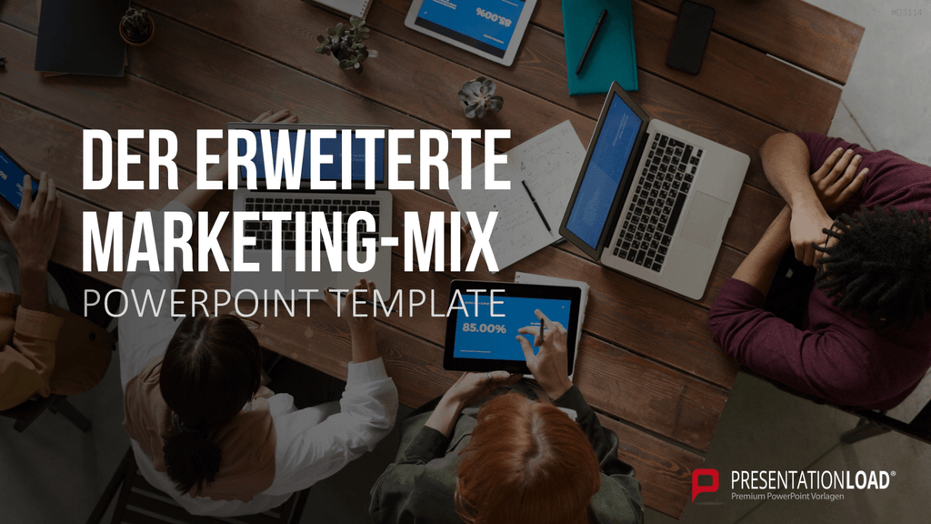 Der erweiterte Marketing-Mix | PowerPoint-Vorlage