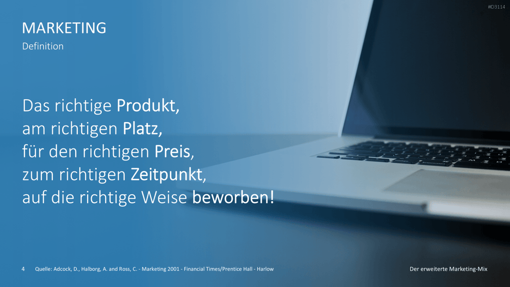 Der erweiterte Marketing-Mix | PowerPoint-Vorlage