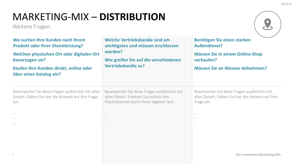 Der erweiterte Marketing-Mix | PowerPoint-Vorlage