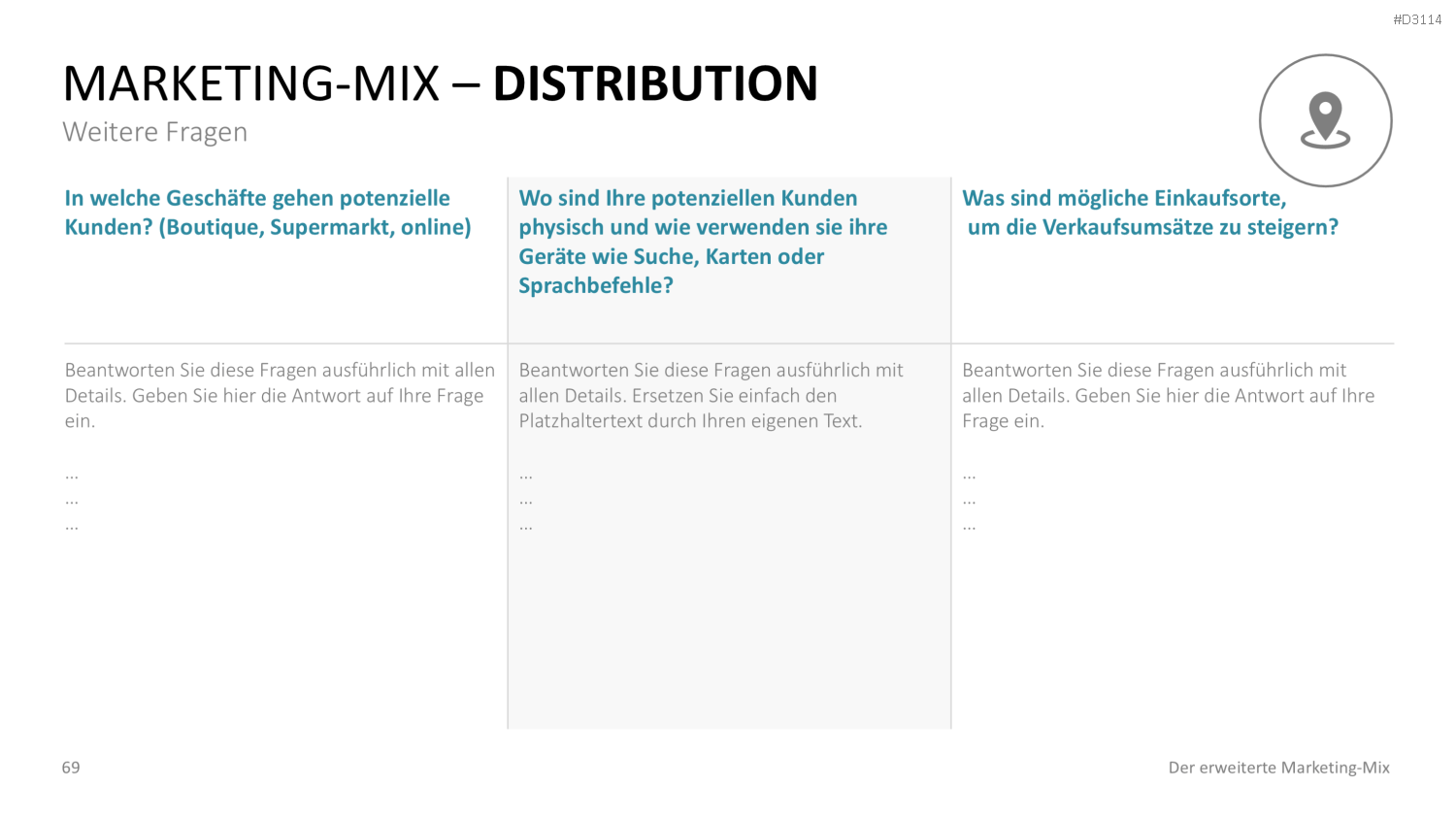 Der erweiterte Marketing-Mix | PowerPoint-Vorlage