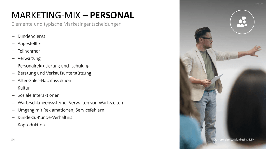 Der erweiterte Marketing-Mix | PowerPoint-Vorlage