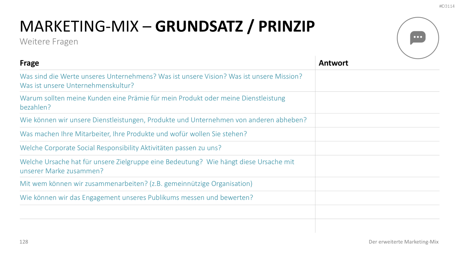 Der erweiterte Marketing-Mix | PowerPoint-Vorlage