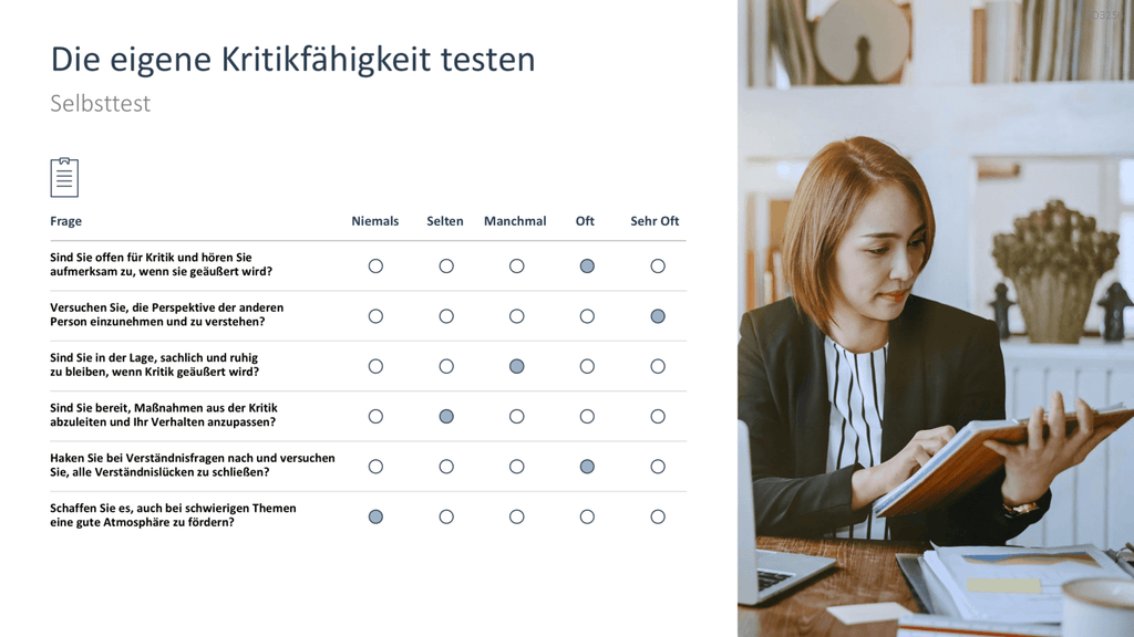 Feedback PowerPoint-Vorlage