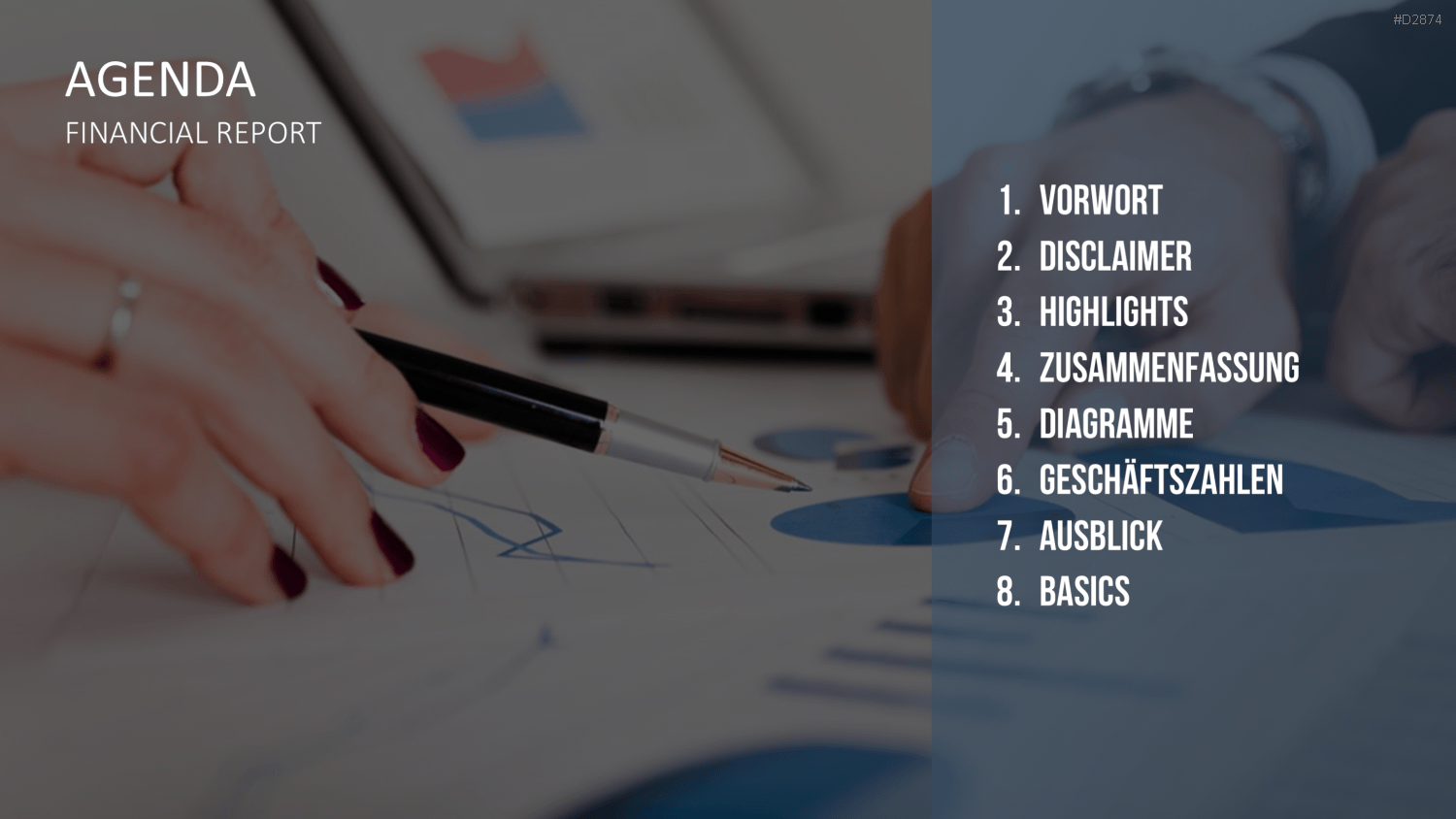 Financial Report PowerPoint-Vorlage