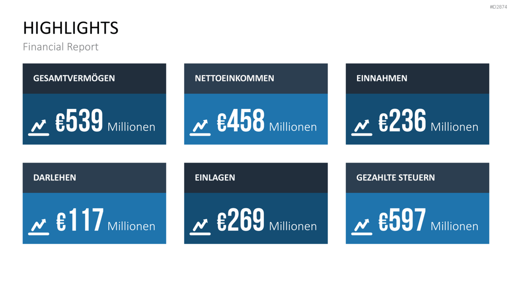 Financial Report PowerPoint-Vorlage