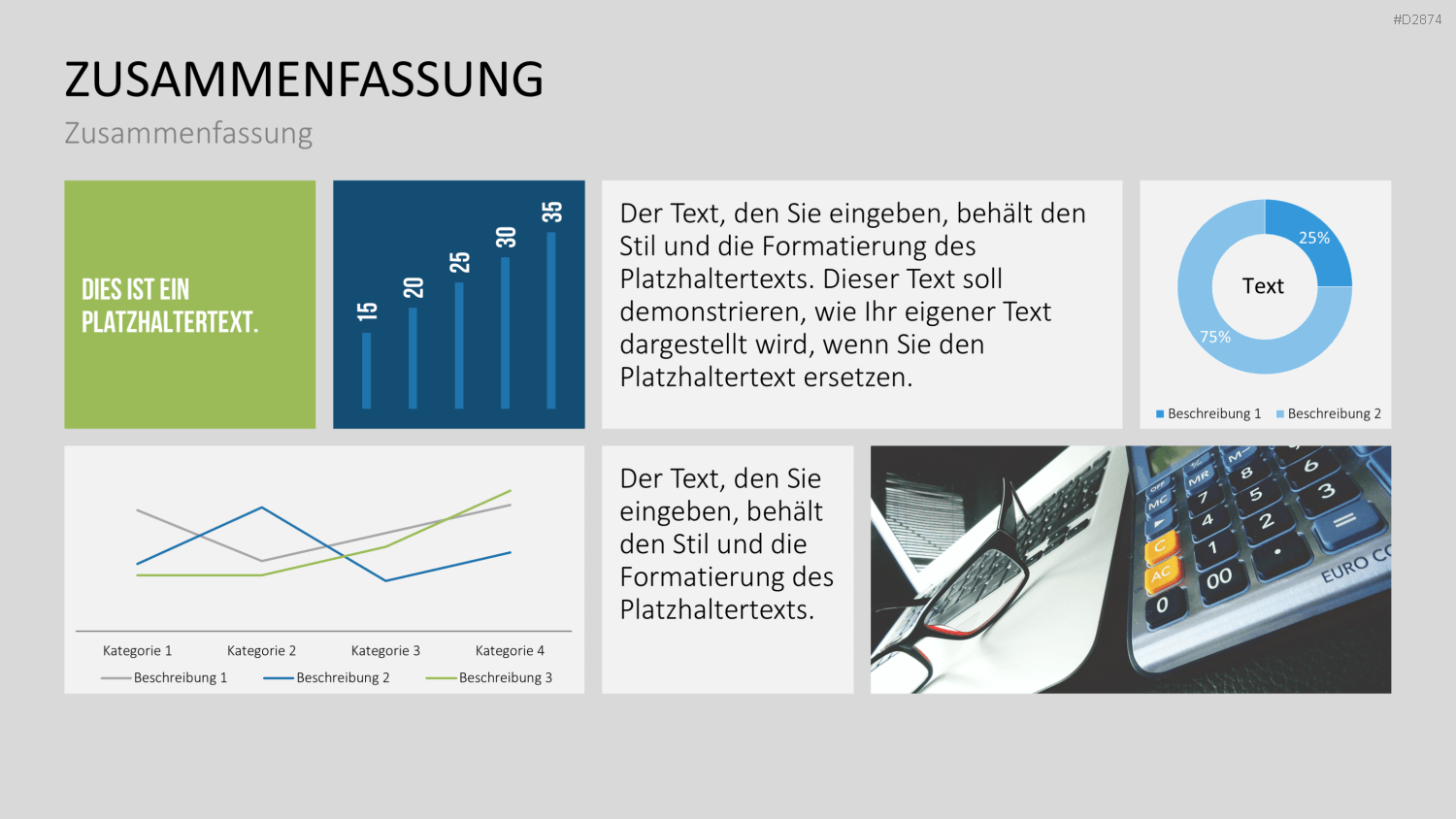 Financial Report PowerPoint-Vorlage