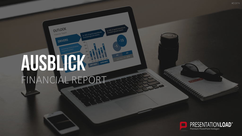 Financial Report PowerPoint-Vorlage