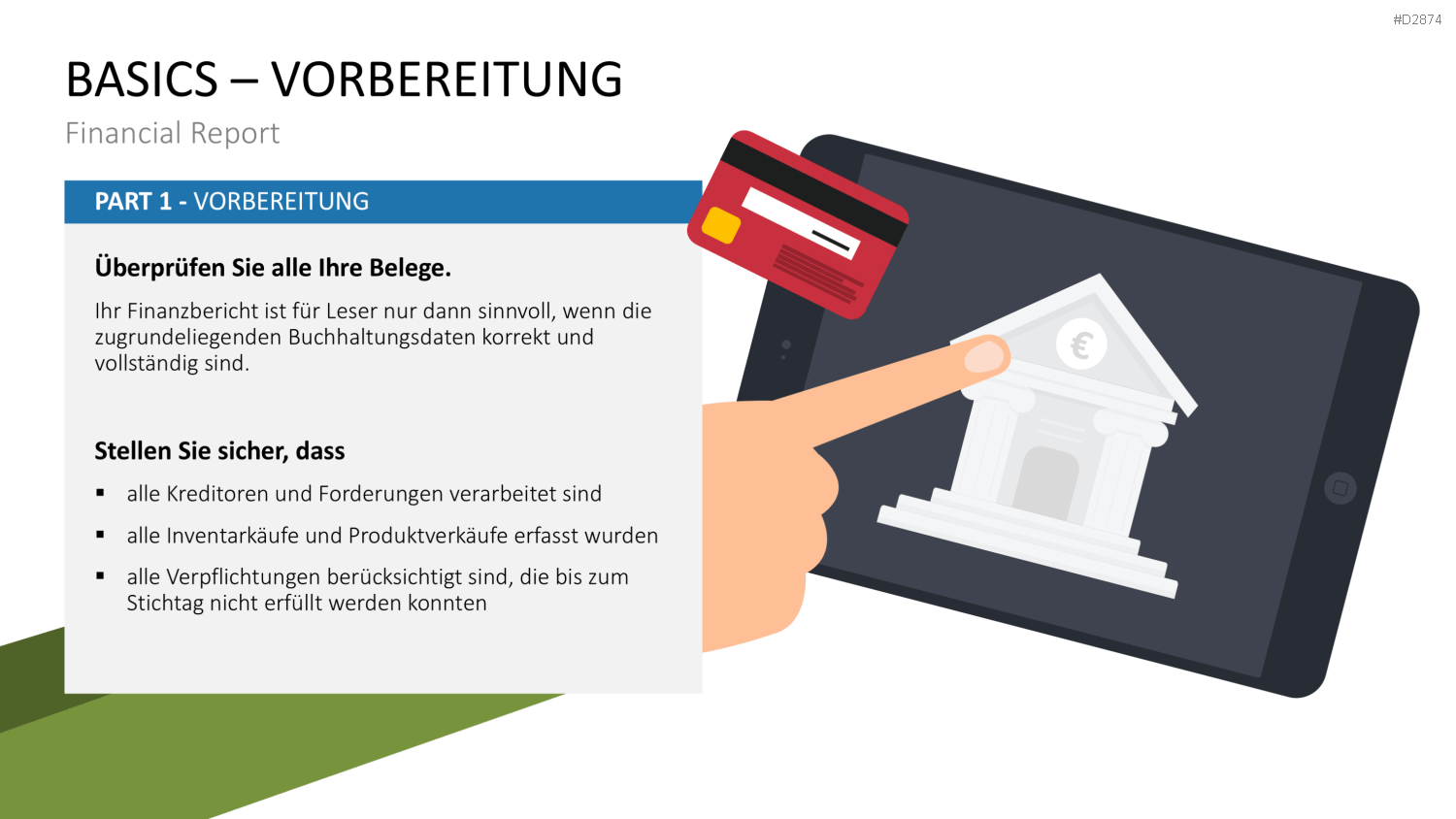 Financial Report PowerPoint-Vorlage