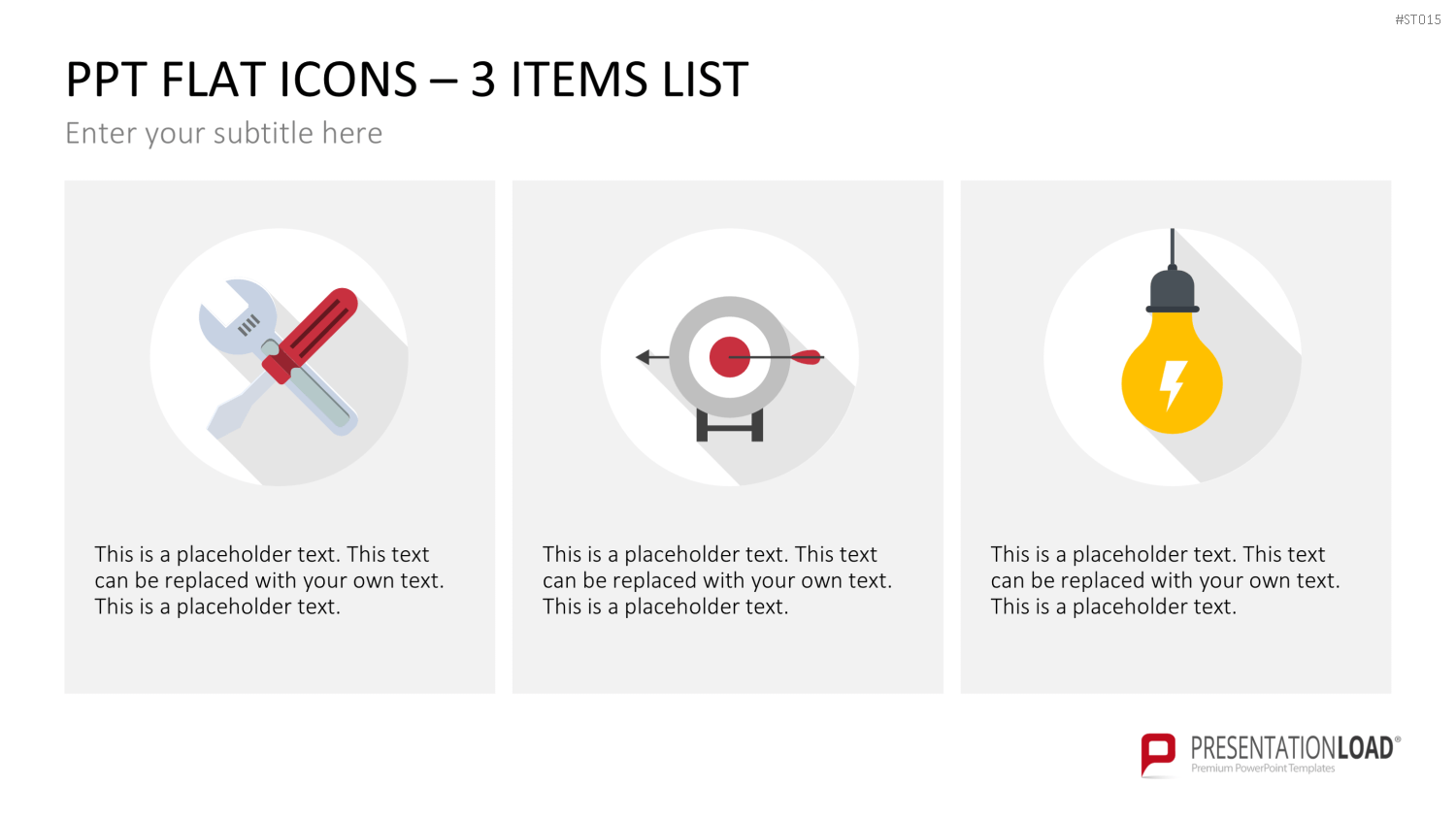 Flat Design - Icons Collection PowerPoint-Vorlage
