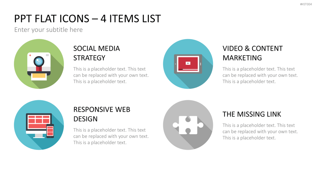 Flat Design - Bundle 2 PowerPoint-Vorlage