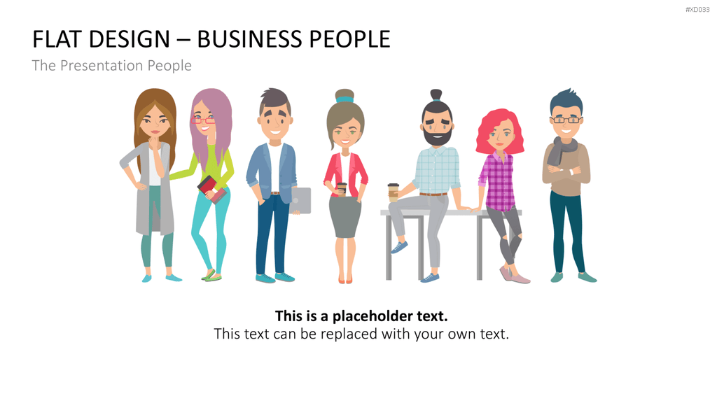 Flat Design – Presentation People Bundle PowerPoint-Vorlage