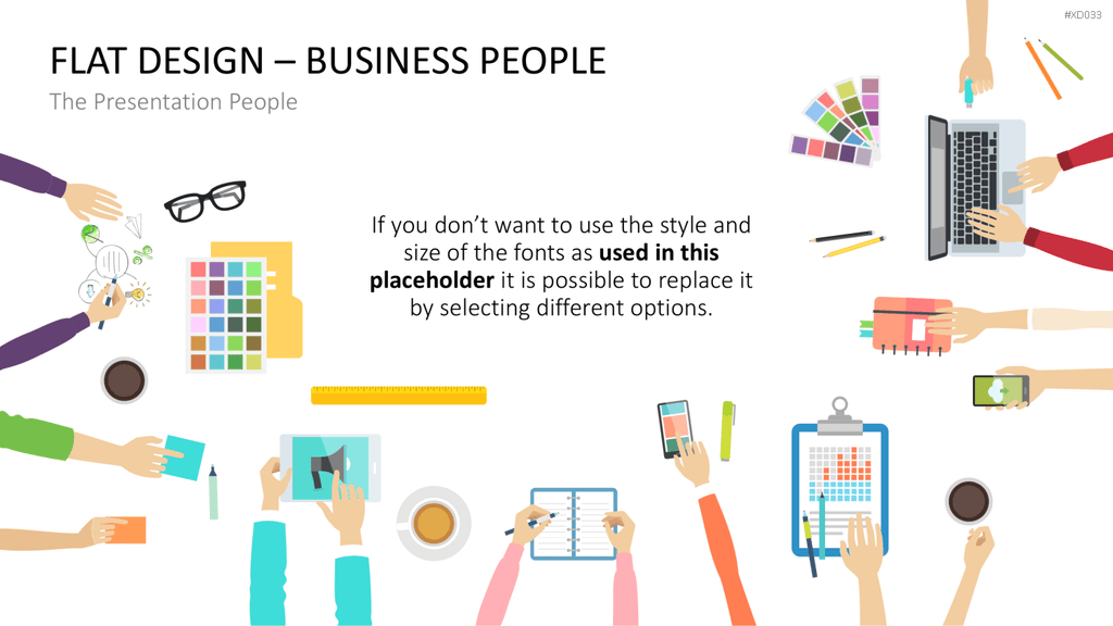 Flat Design – Presentation People Bundle PowerPoint-Vorlage
