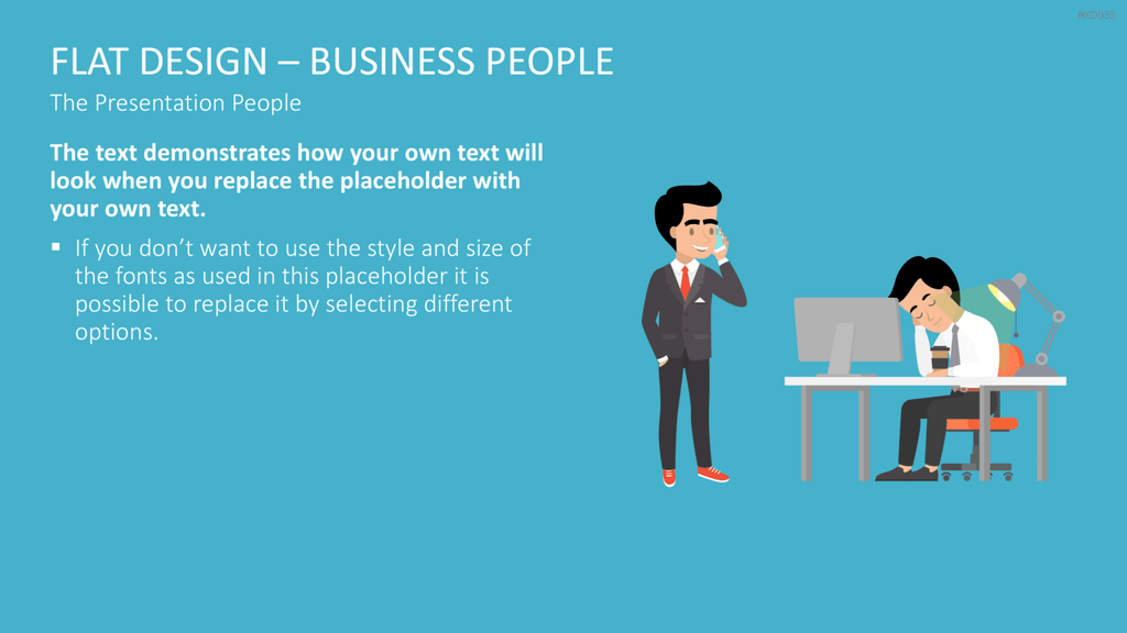 Flat Design – Presentation People Bundle PowerPoint-Vorlage