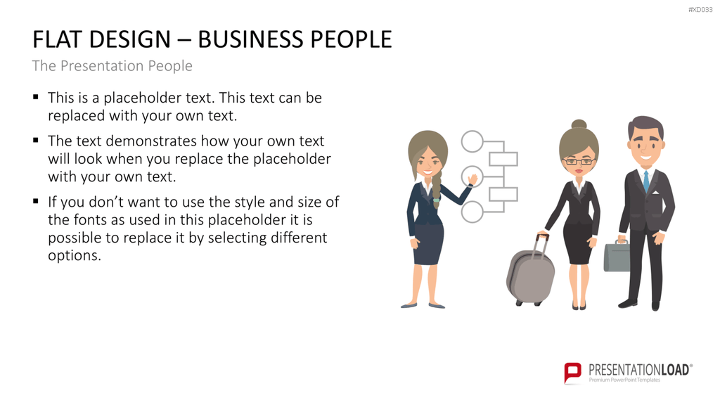 Flat Design – Presentation People Bundle PowerPoint-Vorlage