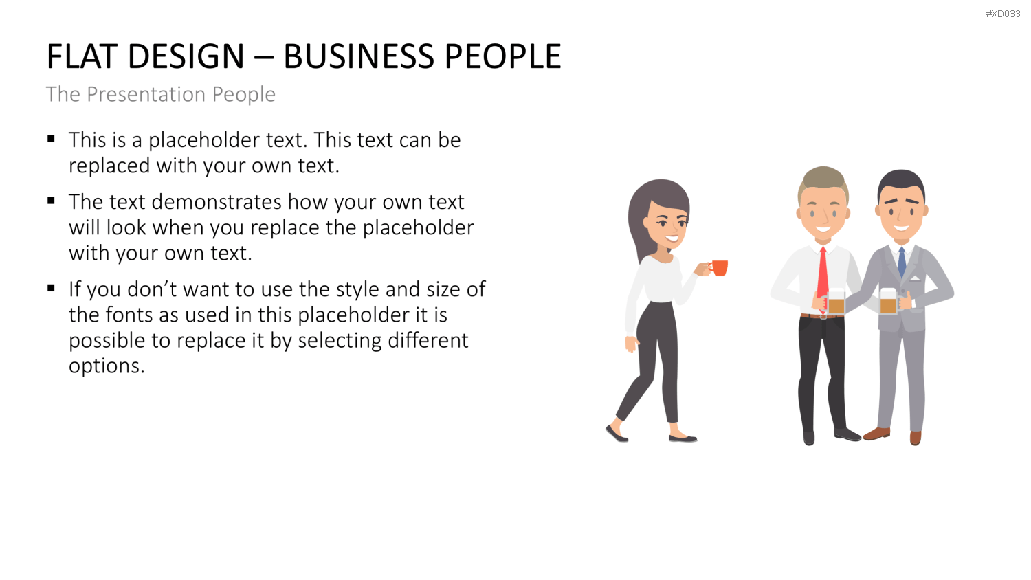 Flat Design – Presentation People Bundle PowerPoint-Vorlage