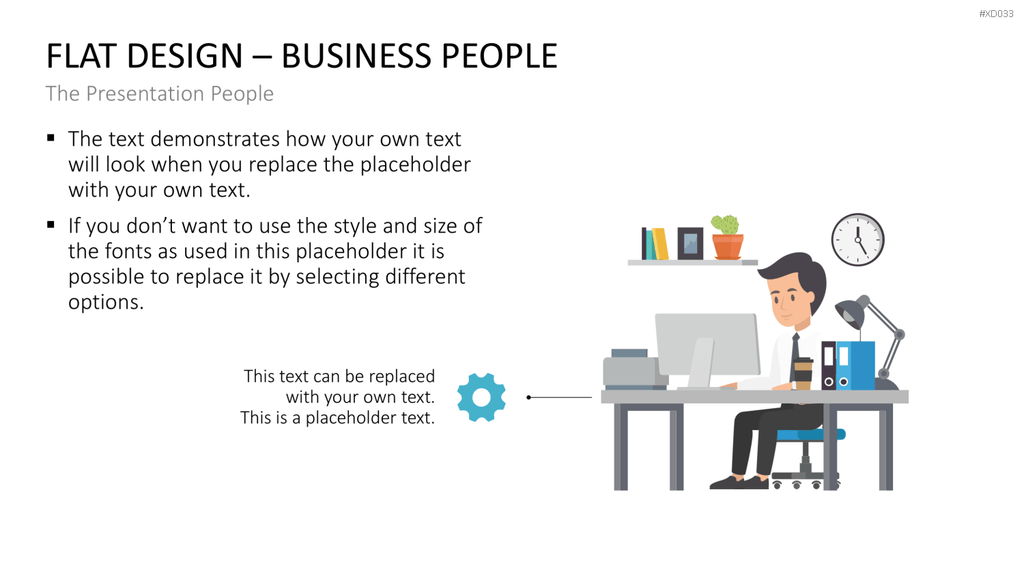 Flat Design – Presentation People Bundle PowerPoint-Vorlage