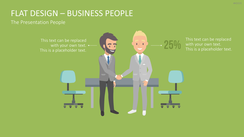 Flat Design – Presentation People Bundle PowerPoint-Vorlage