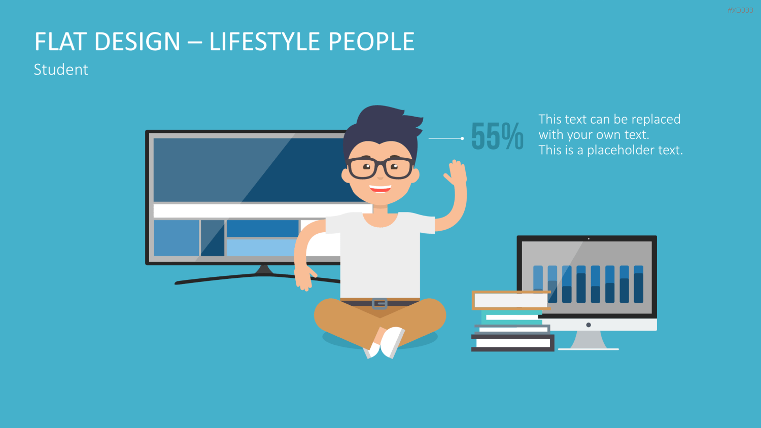 Flat Design – Presentation People Bundle PowerPoint-Vorlage