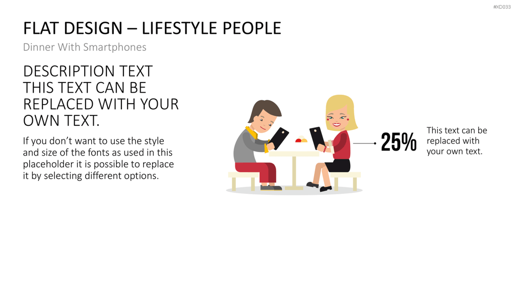 Flat Design – Presentation People Bundle PowerPoint-Vorlage