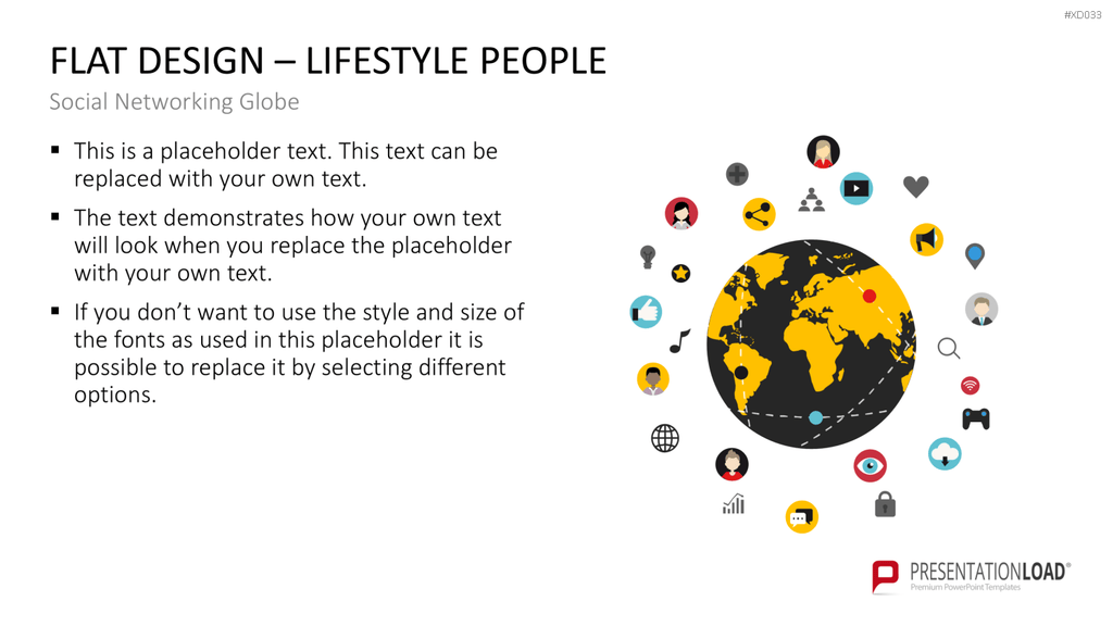 Flat Design – Presentation People Bundle PowerPoint-Vorlage