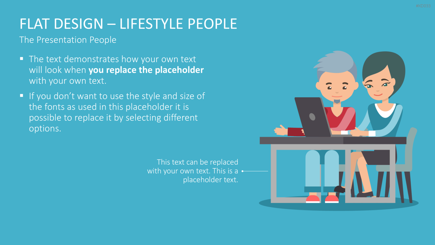 Flat Design – Presentation People Bundle PowerPoint-Vorlage