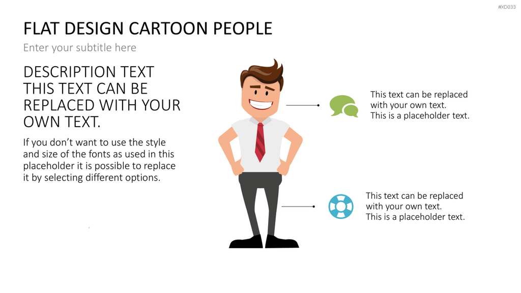 Flat Design – Presentation People Bundle PowerPoint-Vorlage