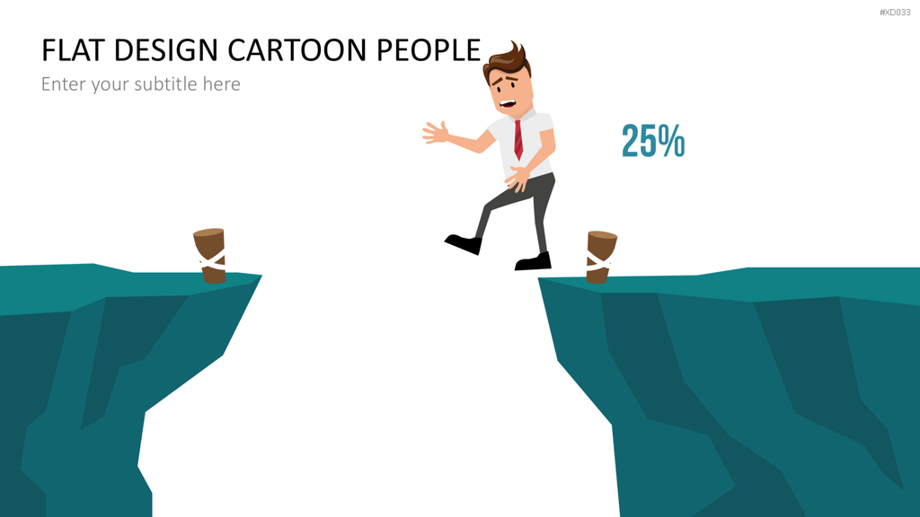 Flat Design – Presentation People Bundle PowerPoint-Vorlage