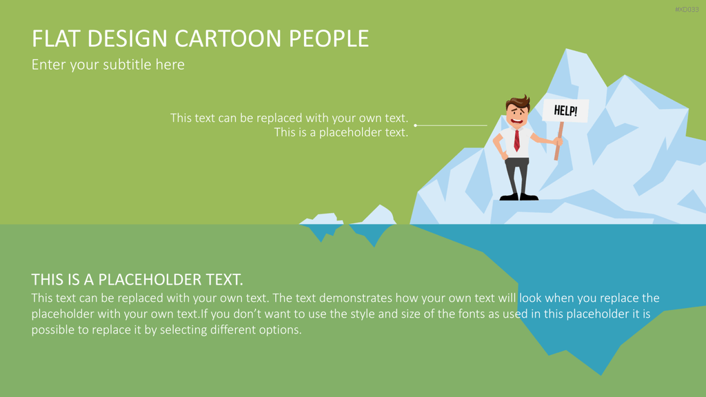 Flat Design – Presentation People Bundle PowerPoint-Vorlage