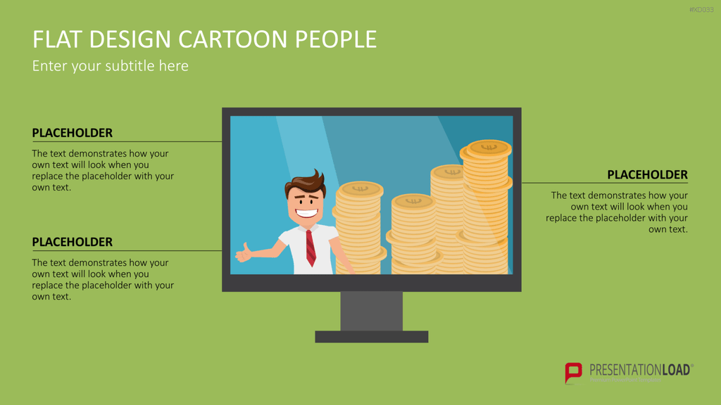 Flat Design – Presentation People Bundle PowerPoint-Vorlage