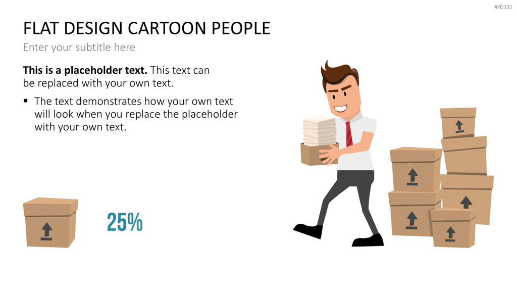 Flat Design – Presentation People Bundle PowerPoint-Vorlage