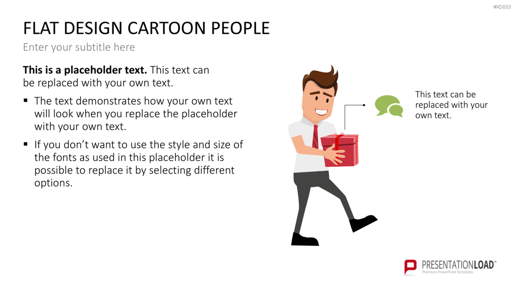Flat Design – Presentation People Bundle PowerPoint-Vorlage