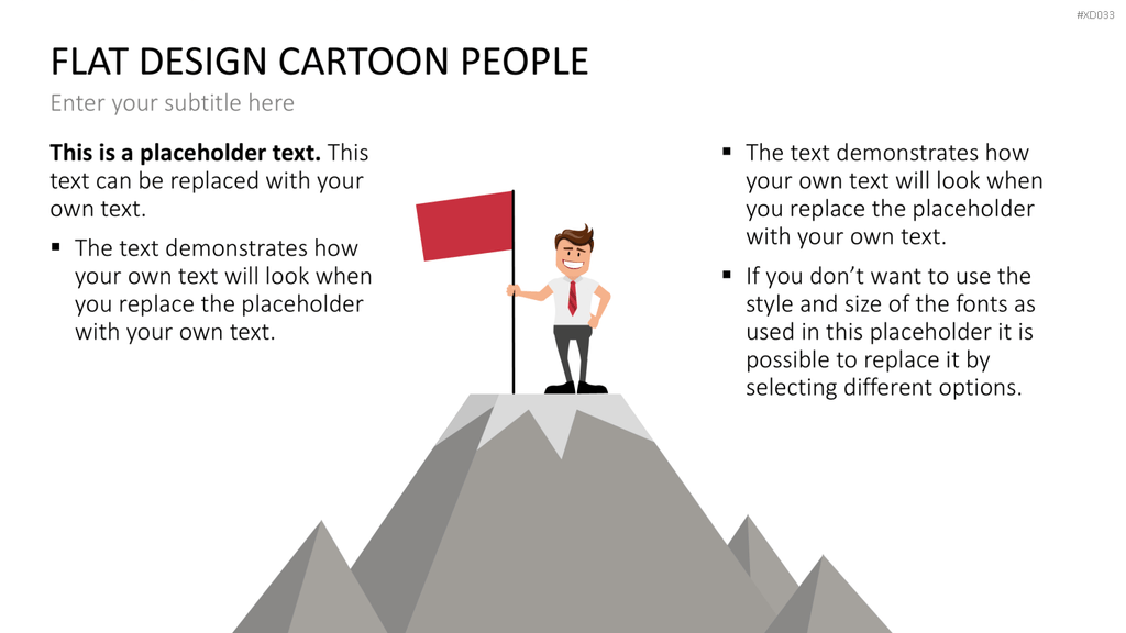 Flat Design – Presentation People Bundle PowerPoint-Vorlage