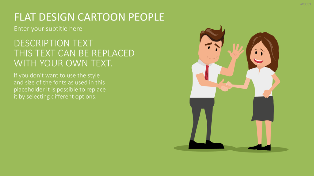 Flat Design – Presentation People Bundle PowerPoint-Vorlage