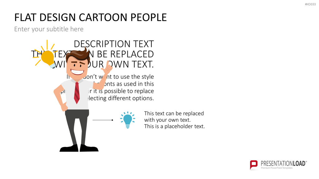 Flat Design – Presentation People Bundle PowerPoint-Vorlage