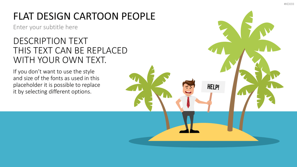 Flat Design – Presentation People Bundle PowerPoint-Vorlage