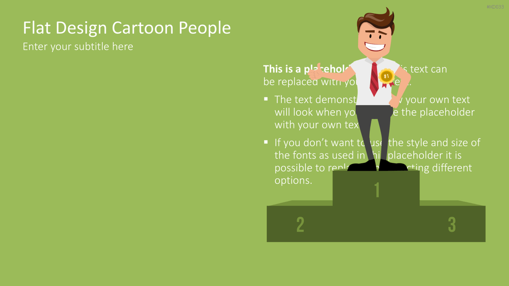 Flat Design – Presentation People Bundle PowerPoint-Vorlage