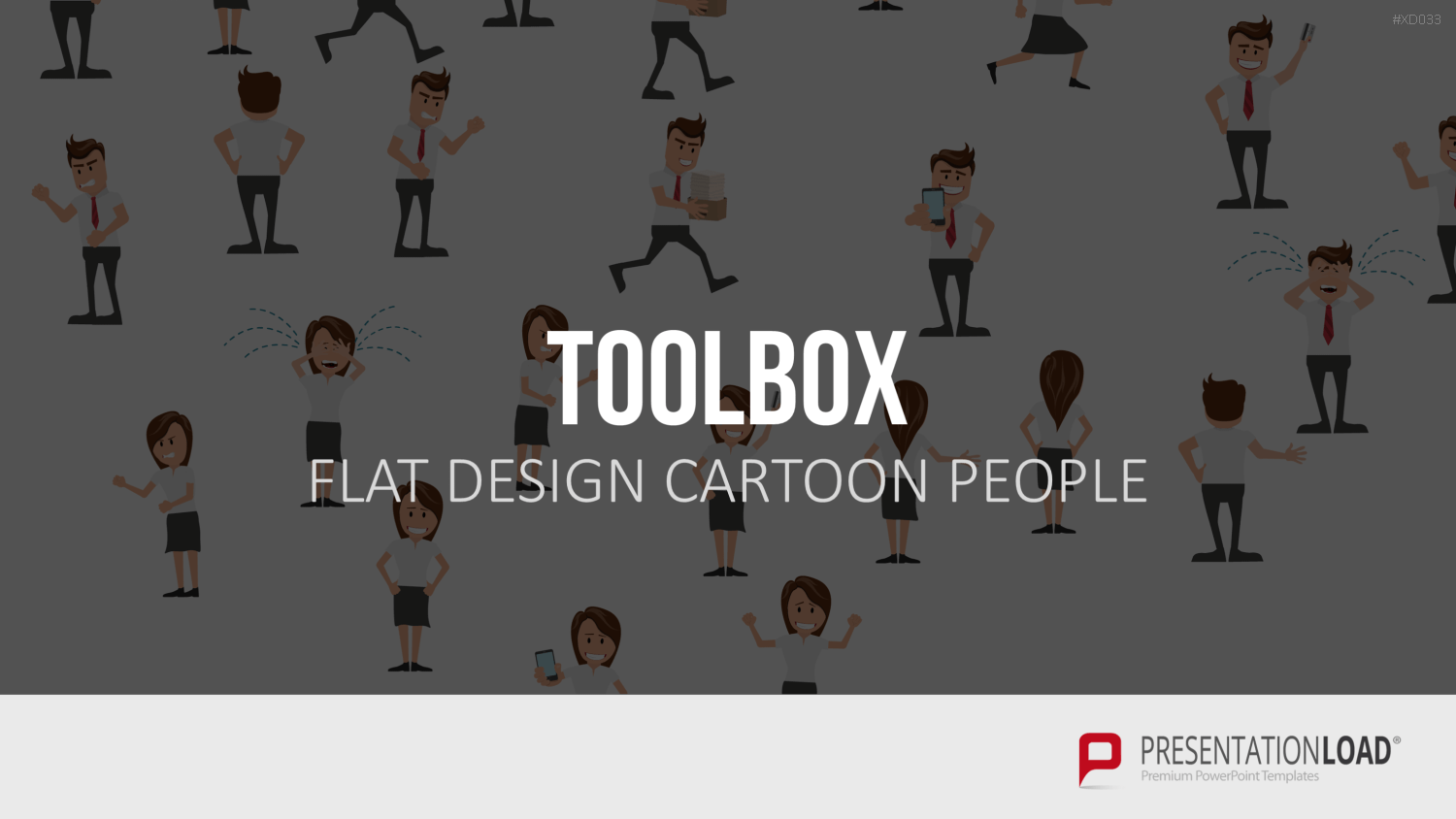 Flat Design – Presentation People Bundle PowerPoint-Vorlage