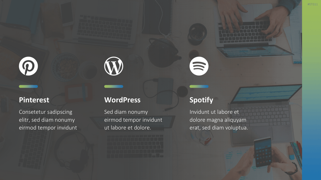 Flat Design – Social Media PowerPoint-Vorlage