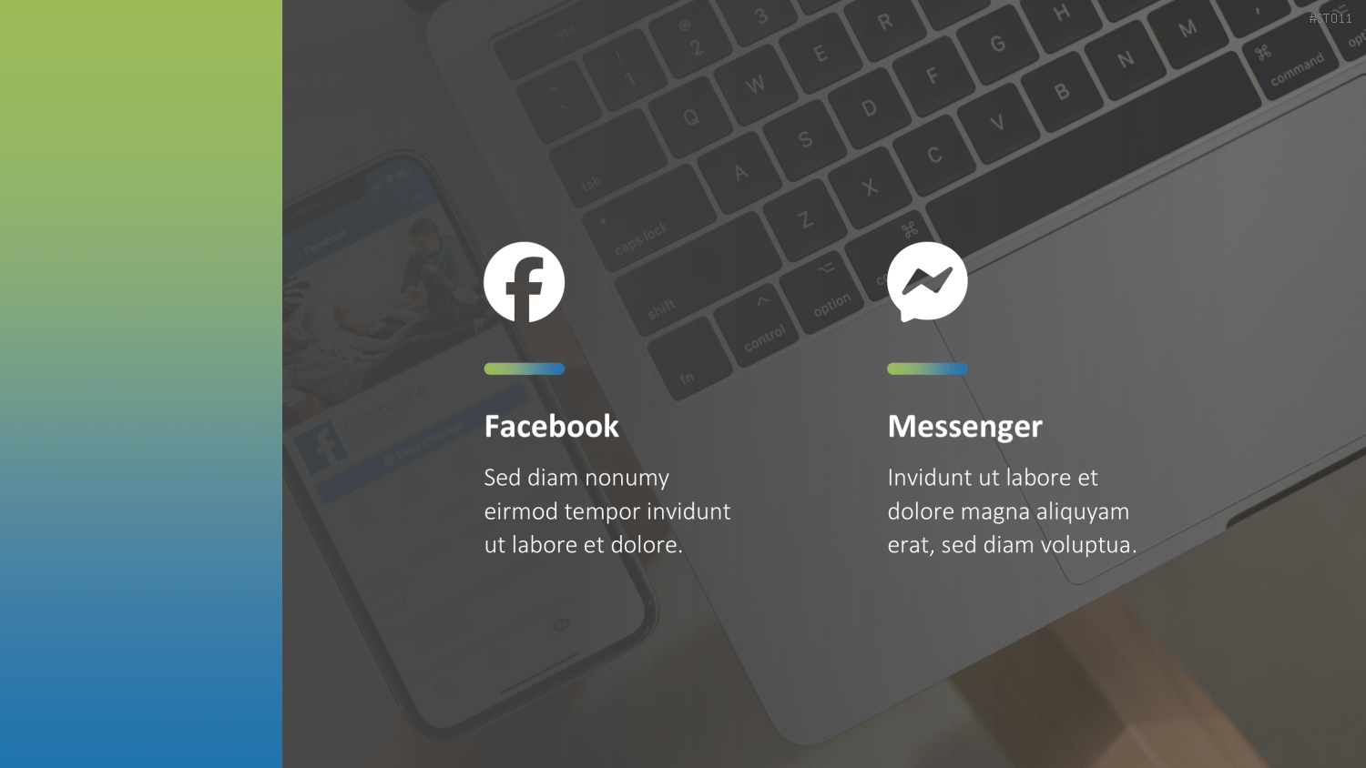 Flat Design – Social Media PowerPoint-Vorlage